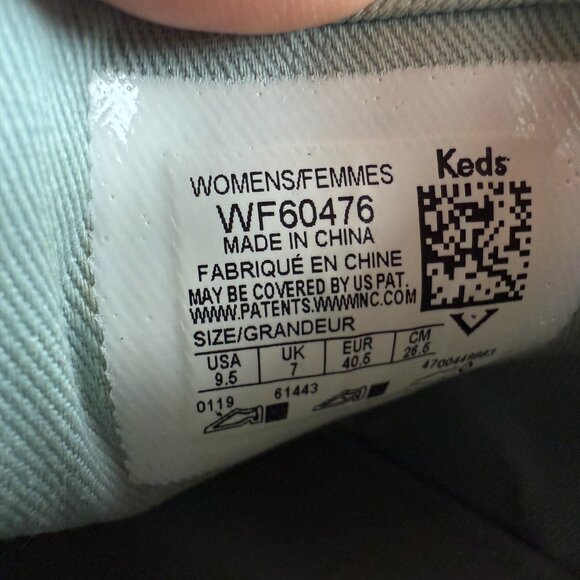 NWOT Keds for Kate Spade Triple Decker Kickstarter Glitter Sneakers, Womens 9.5 - Picture 5 of 14